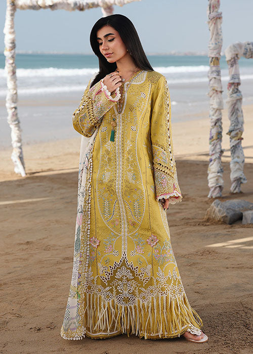 Qalamkar - Sahil Luxury Lawn Collection 2026 - SA-07